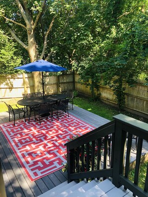 Back porch off the living room