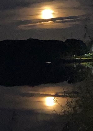 On Dark Cloudy Nights the Moon Fights with All Its Might to Force Out Its Light.