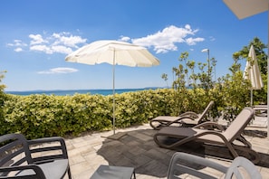 Blick vom Balkon