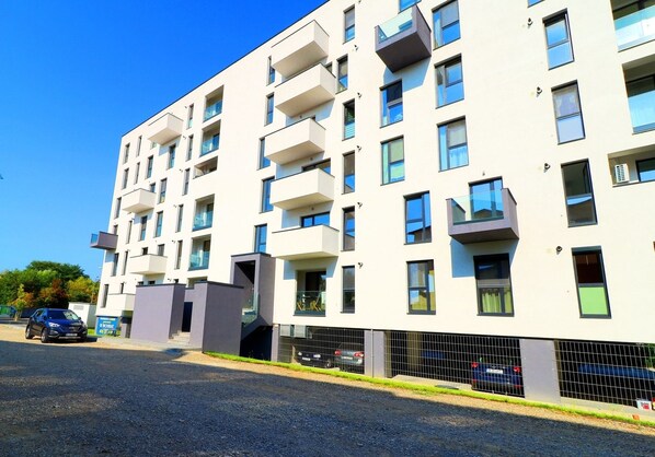 Fassade der Unterkunft