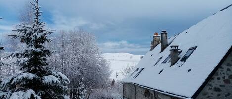 Vue arrière du gîte 