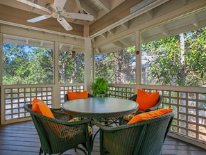Treehouse effect on Screened Porch