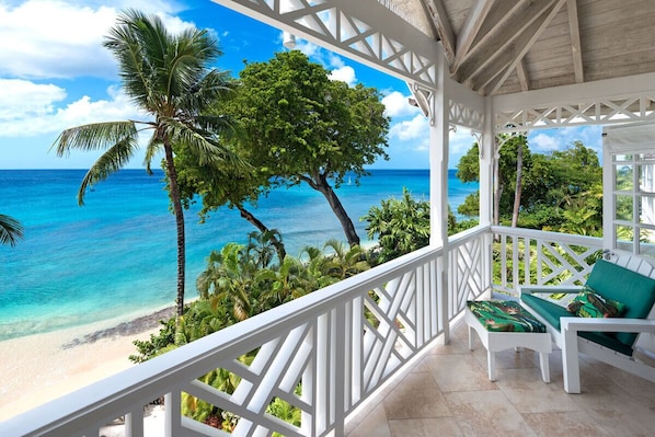 View of the Caribbean Sea from Master Bedroom