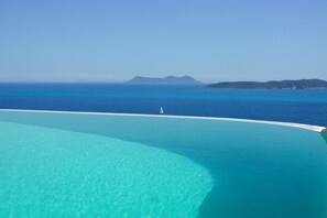 Swimming pool with amazing sea view