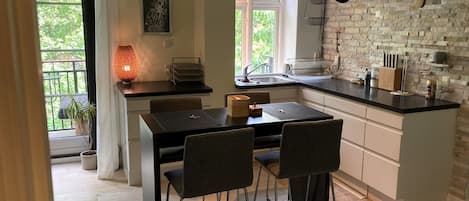 Dining Room, Kitchen, Living Room