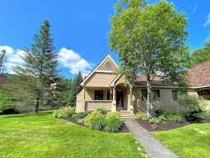 This beautifully appointed home is well renovated with upscale touches like granite countertops, stainless steel appliances and even Air Conditioning!