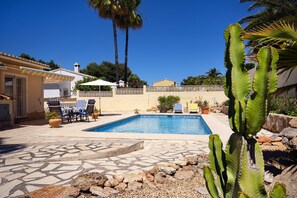 Terrace and pool