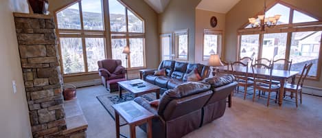 Large living room for family time