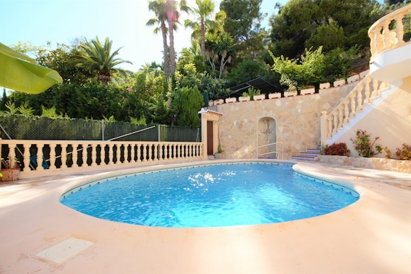 with private pool and terrace