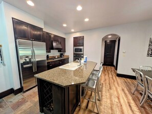 Kitchen with a breakfast bar