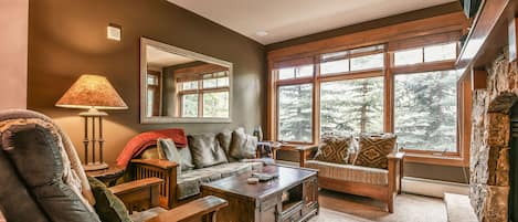 Living room with a spectacular view