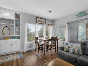 Dining Area Overlooks Tennis Courts