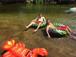 Tubing on the river!