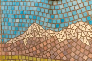 Custom tile shower of the Cascades