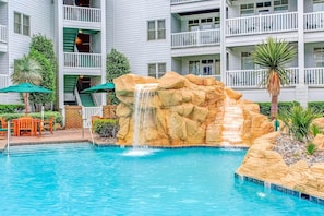 Outdoor Pool - Waterfall