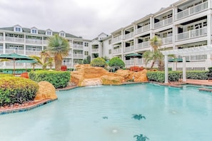 Outdoor Pool - Waterfall