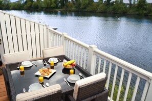 Simply sit back to enjoy lakeside life and watch the world go by