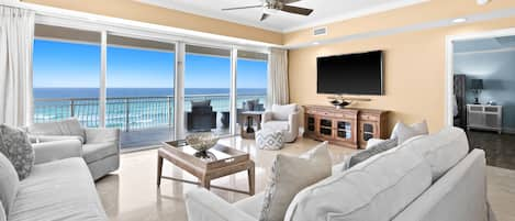 Living Area with Great Gulf View