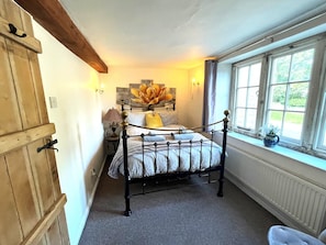 Bedroom 2 - on 1st floor - Has a Double bed and a single bed - great for family