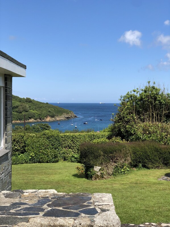 The views from the garden out to sea