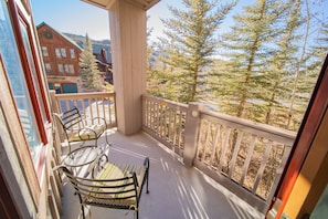 Corner balcony with Resort views #fall