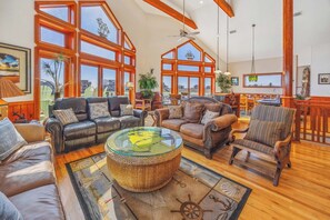 Surf or Sound Realty - 892 - Queen Anne's Revenge - Great Room -2