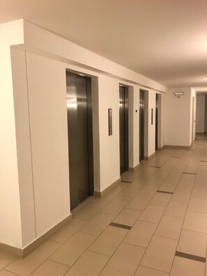 4 elevators for your convenience.