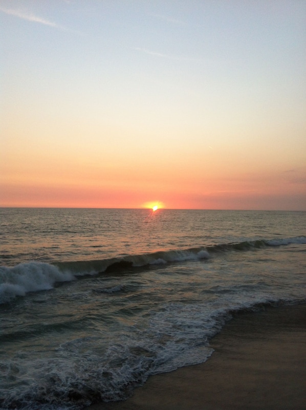 Beautiful Mazatlan sunset, taken from the main deck of the home.
