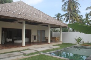 living room in open space but no problem security
