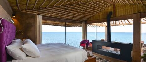 Chambre luxueuse avec vu sur le lac Titicaca