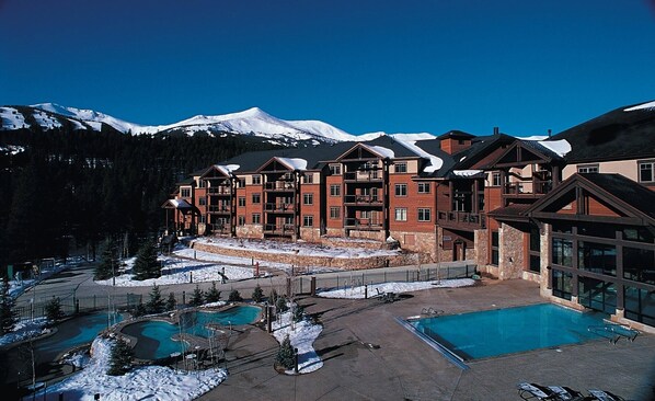Grand Timber Lodge, Breckenridge, CO. Ski-in/ski-out, 5-star, 2BR condo.