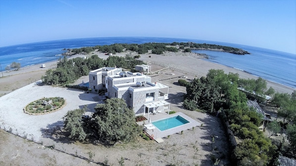 Cedar Bay Villas complex Overview-Grammeno Beach- front, Votsalo Beach -side
