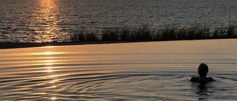 Sunset at the Infinity Pool