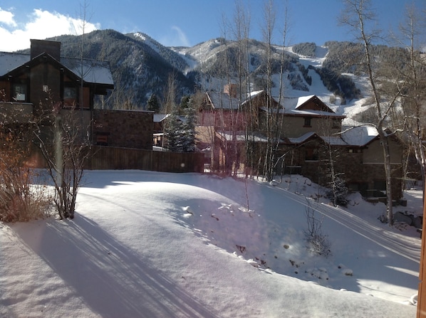 Your view of Aspen from bedroom or livingroom