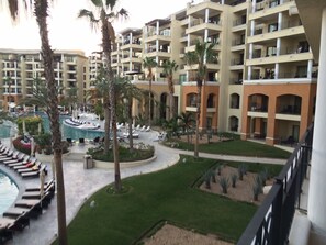 All rooms are facing the pool and beach area.