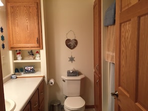 Main Bathroom with shower/tub