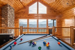 A game of pool (or ping-pong) w/ mountain views, anyone?