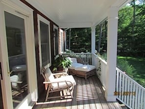 Back covered porch 