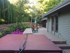 Deck and Hot Tub