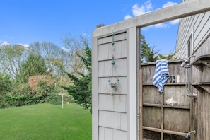 Outdoor shower/backyard