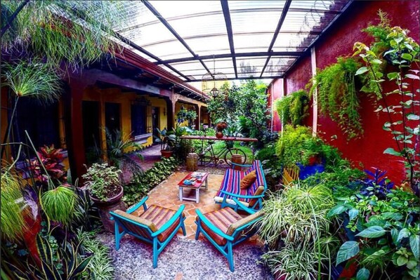 Our courtyard.