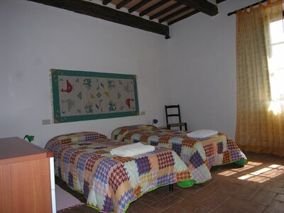 Farmhouse in the hearth of Tuscany: tradition, nature, relax, food & wine.(3b6s)