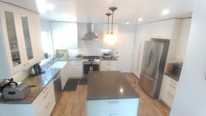 Brand new kitchen and appliances.