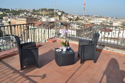 Charming historical apartment of the baroness on the roofs of ancient Naples  