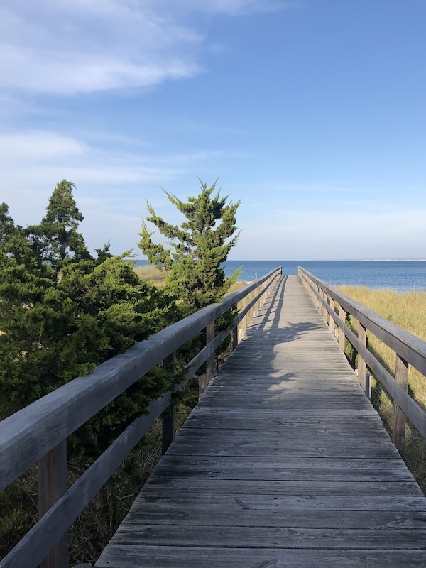Boardwalk to beach
