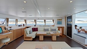 Spacious and comfortable interior area