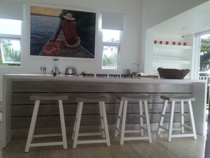 cooking and breakfast island...very modern design...brand new built