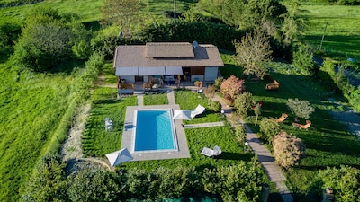 Casa con jardín y piscina a 5 minutos del Lago de Bolsena