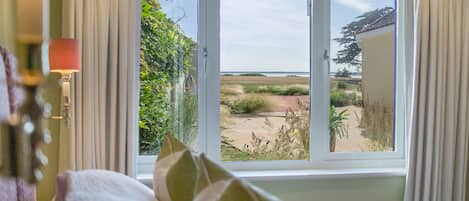 Marsh Lodge boasts unspoilt views across Hazelwood Marsh