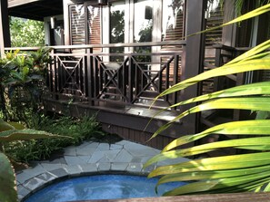 Front of apartment